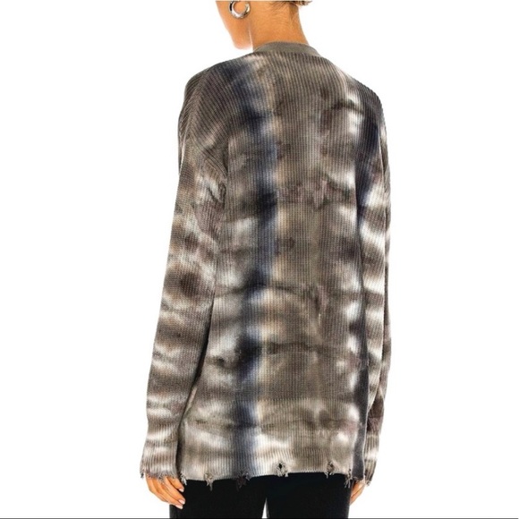 NWT Young Fabulous & Broke | Tie Dye Knit Oversized Cardigan - Picture 3 of 12